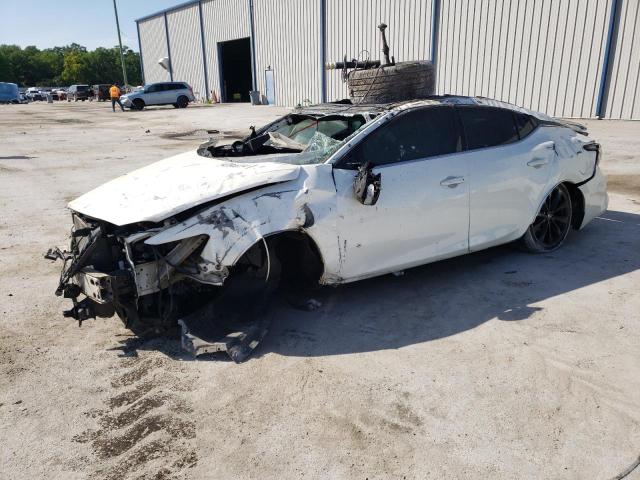 1N4AA6AV1KC382996 - 2019 NISSAN MAXIMA S WHITE photo 1