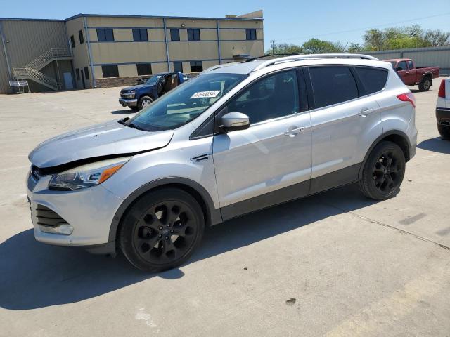 1FMCU0J95DUC85688 - 2013 FORD ESCAPE TITANIUM SILVER photo 1