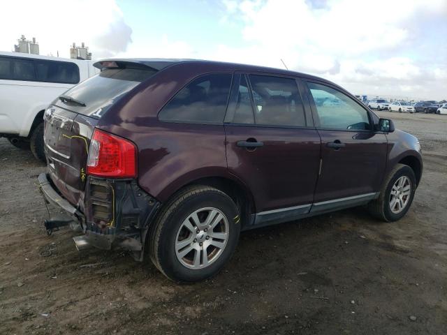 2FMDK3GC4BBB04212 - 2011 FORD EDGE SE BURGUNDY photo 3