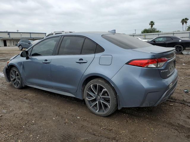 JTDS4MCE6N3503498 - 2022 TOYOTA COROLLA SE BLUE photo 2