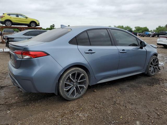 JTDS4MCE6N3503498 - 2022 TOYOTA COROLLA SE BLUE photo 3