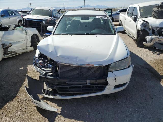 5NPET46C27H291989 - 2007 HYUNDAI SONATA GLS WHITE photo 5