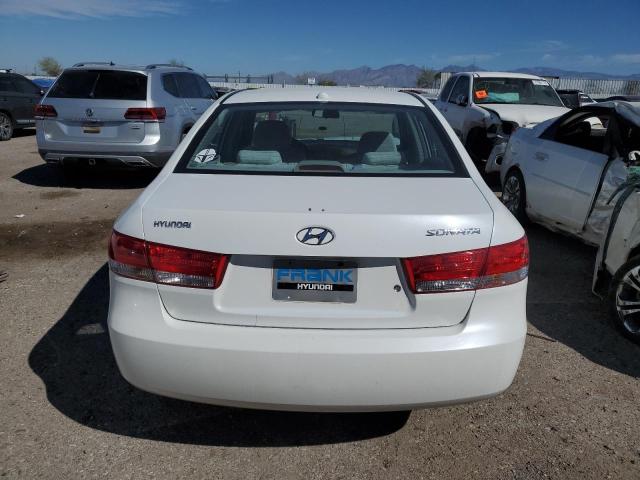 5NPET46C27H291989 - 2007 HYUNDAI SONATA GLS WHITE photo 6