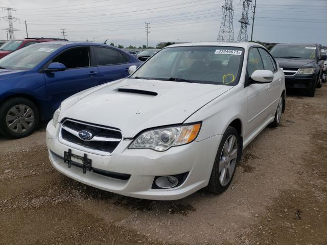 4S3BL676794216463 - 2009 SUBARU LEGACY 2.5 GT WHITE photo 2