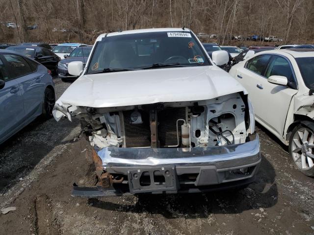 1GCHTDFE9C8149579 - 2012 CHEVROLET COLORADO LT WHITE photo 5