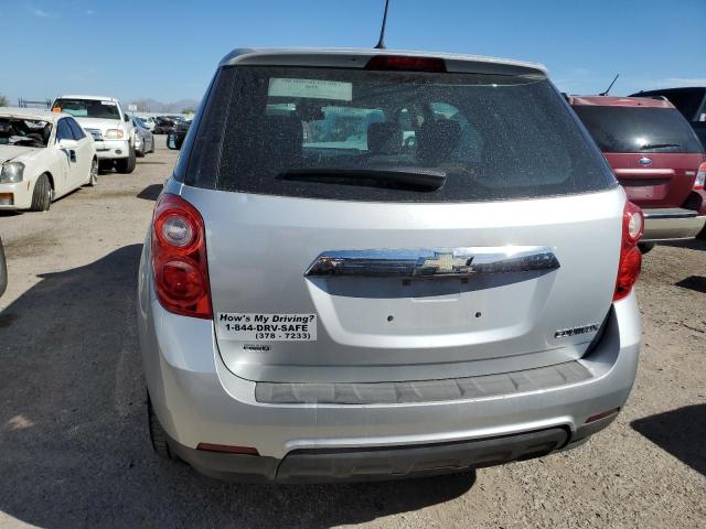 2GNFLCEK5D6396203 - 2013 CHEVROLET EQUINOX LS SILVER photo 6