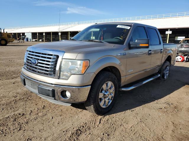 1FTFW1CT1BFD14292 - 2011 FORD F150 SUPERCREW TAN photo 1