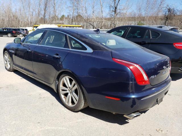 SAJWJ2GD9D8V49619 - 2013 JAGUAR XJL PORTFOLIO BLUE photo 2