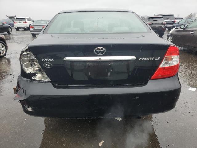 4T1BE32K64U364864 - 2004 TOYOTA CAMRY LE BLACK photo 6