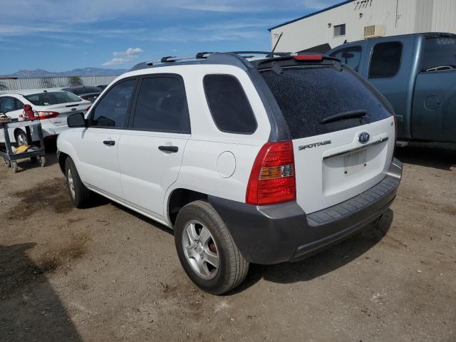 KNDJF724977436066 - 2007 KIA SPORTAGE LX WHITE photo 2