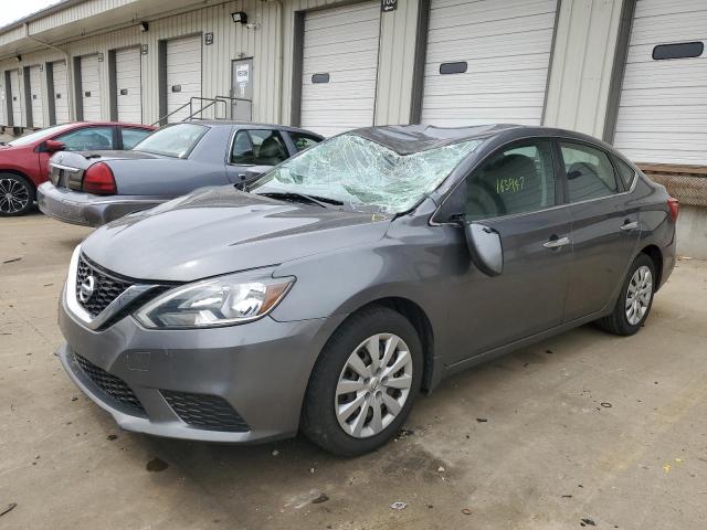 3N1AB7AP1GL681739 - 2016 NISSAN SENTRA S GRAY photo 1