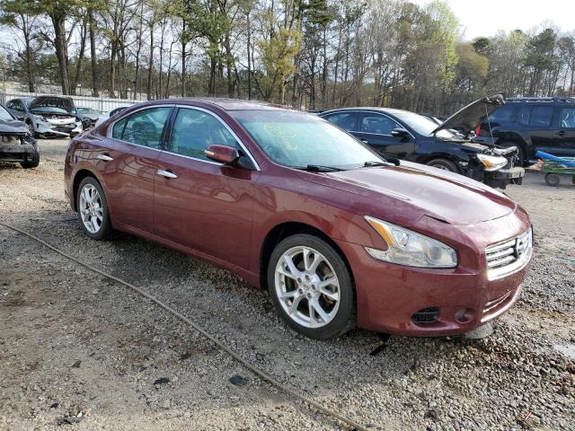 1N4AA5AP5DC843728 - 2013 NISSAN MAXIMA S BURGUNDY photo 4