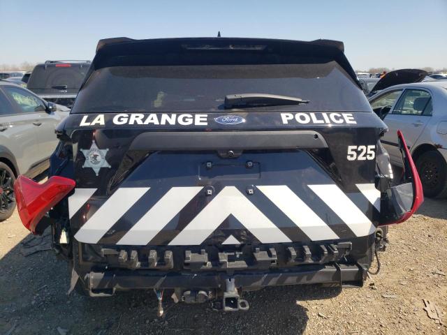 1FM5K8AB8MGA17992 - 2021 FORD EXPLORER POLICE INTERCEPTOR BLACK photo 6