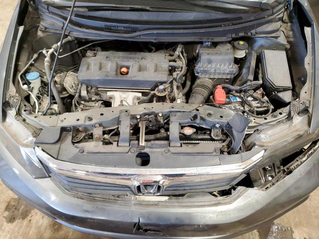 2HGFB2F88CH316146 - 2012 HONDA CIVIC EX GRAY photo 11