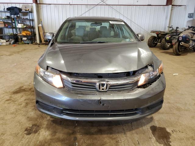 2HGFB2F88CH316146 - 2012 HONDA CIVIC EX GRAY photo 5