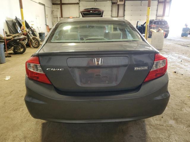 2HGFB2F88CH316146 - 2012 HONDA CIVIC EX GRAY photo 6