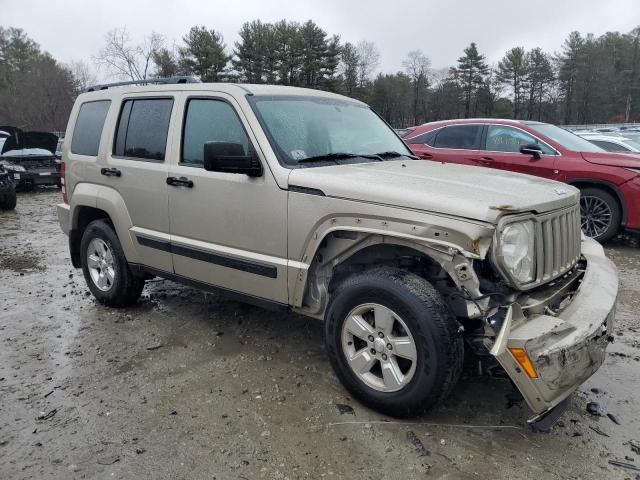 1J4PN2GK9BW502938 - 2011 JEEP LIBERTY SPORT BEIGE photo 4