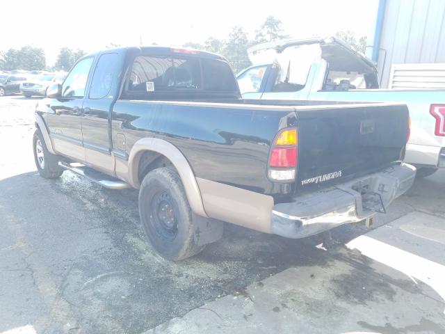 5TBRN34121S204738 - 2001 TOYOTA TUNDRA ACCESS CAB SR5 BLACK photo 3