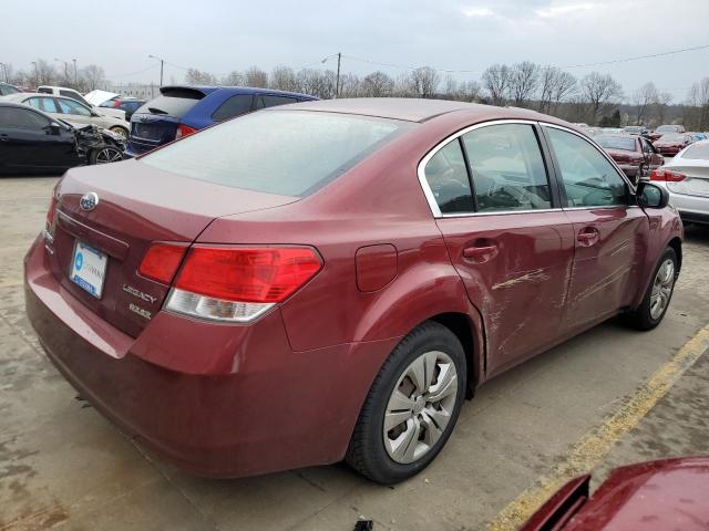 4S3BMBA65E3033612 - 2014 SUBARU LEGACY 2.5I RED photo 3