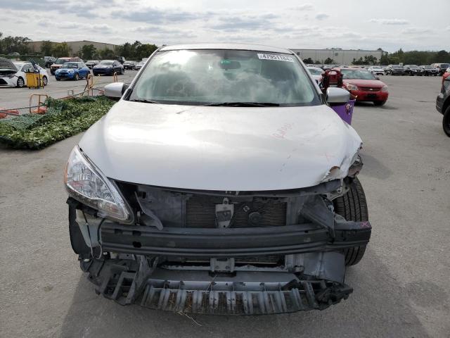 3N1AB7AP2FY368281 - 2015 NISSAN SENTRA S SILVER photo 5