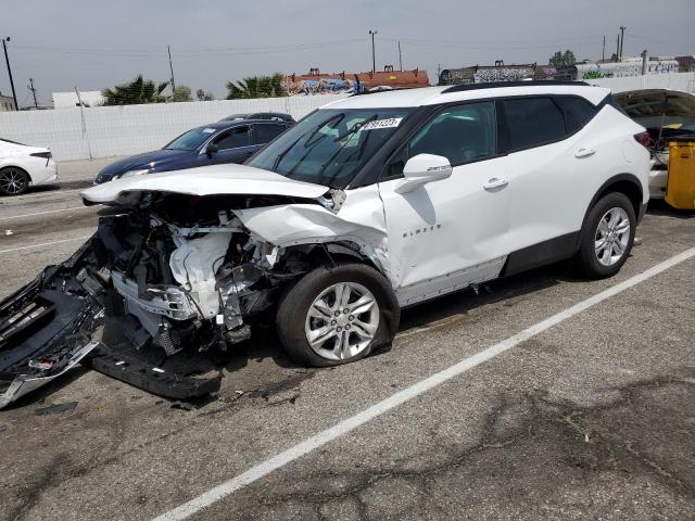 3GNKBDR43NS228839 - 2022 CHEVROLET BLAZER 3LT WHITE photo 1