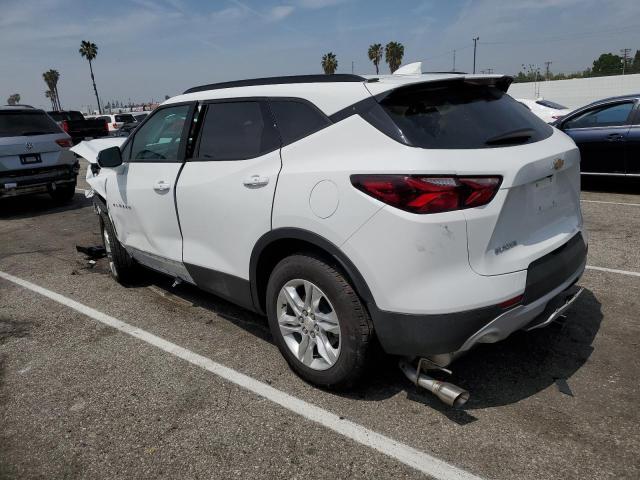 3GNKBDR43NS228839 - 2022 CHEVROLET BLAZER 3LT WHITE photo 2