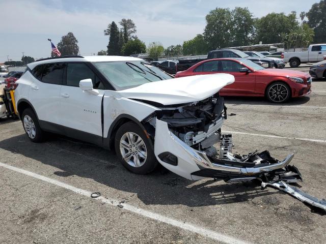 3GNKBDR43NS228839 - 2022 CHEVROLET BLAZER 3LT WHITE photo 4