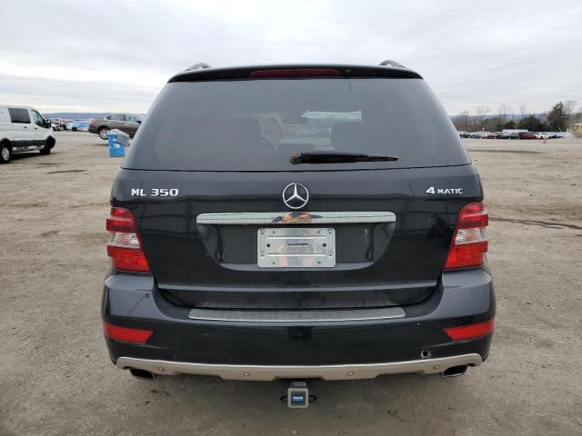 4JGBB8GB5AA579079 - 2010 MERCEDES-BENZ ML 350 4MATIC BLACK photo 6