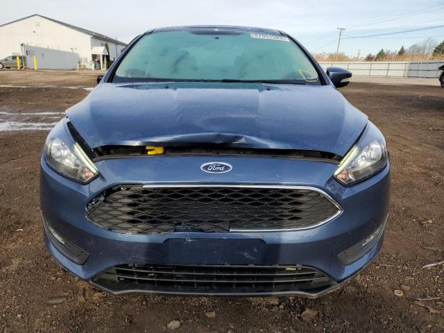 1FADP3H24JL203029 - 2018 FORD FOCUS SEL BLUE photo 5