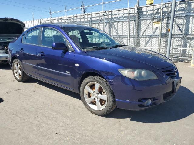 JM1BK323551348924 - 2005 MAZDA 3 S BLUE photo 4