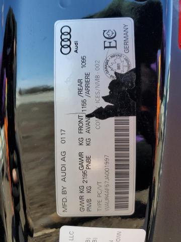 WAUR4AF57JA001997 - 2018 AUDI S5 PRESTIGE 黑色 照片 13