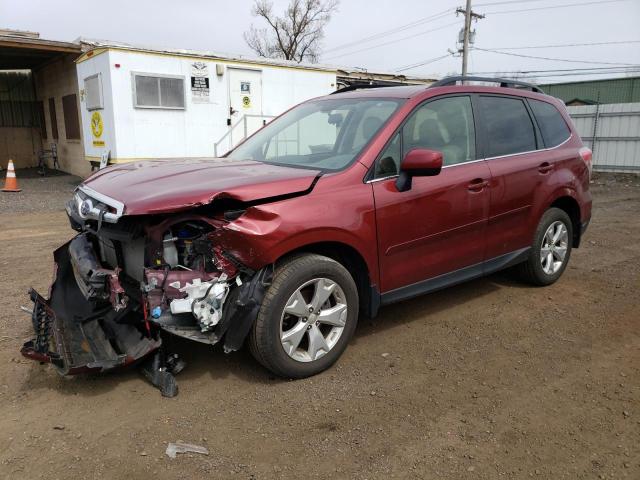 JF2SJARC1GH535568 - 2016 SUBARU FORESTER 2.5I LIMITED RED photo 1