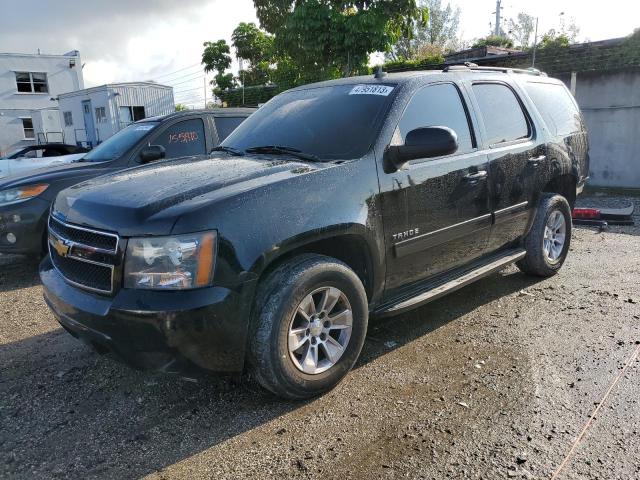 1GNSCBE06DR350570 - 2013 CHEVROLET TAHOE C1500 LT BLACK photo 1