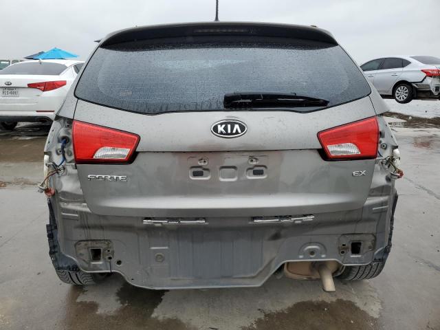 KNAFU5A23B5381874 - 2011 KIA FORTE EX GRAY photo 6