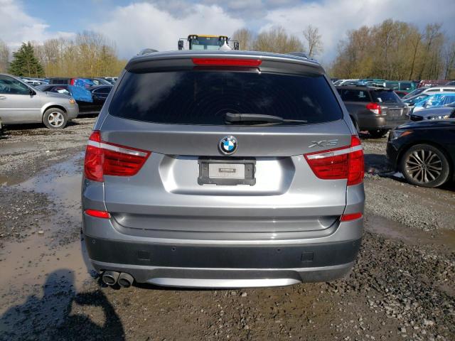 5UXWX7C57E0E77619 - 2014 BMW X3 XDRIVE35I GRAY photo 6