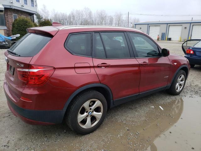 5UXWX5C59BL714106 - 2011 BMW X3 XDRIVE28I RED photo 3