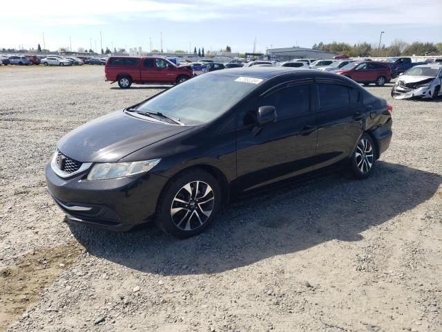 19XFB2F87DE255206 - 2013 HONDA CIVIC EX BLACK photo 1