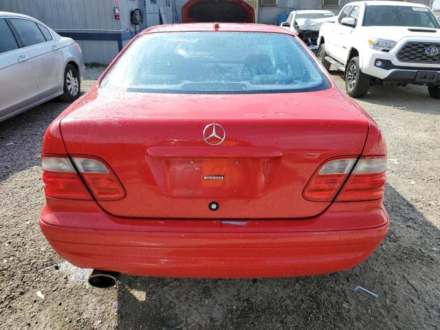 WDBLJ70G62T119607 - 2002 MERCEDES-BENZ CLK 430 RED photo 6