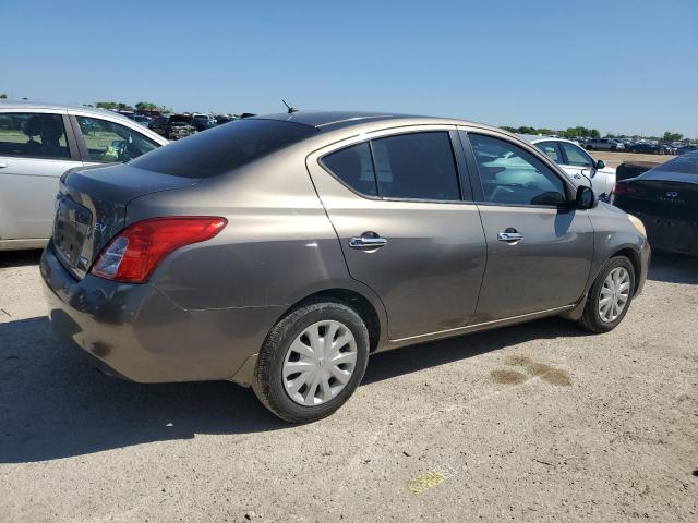 3N1CN7AP7CL922584 - 2012 NISSAN VERSA S GRAY photo 3