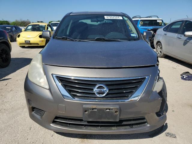 3N1CN7AP7CL922584 - 2012 NISSAN VERSA S GRAY photo 5