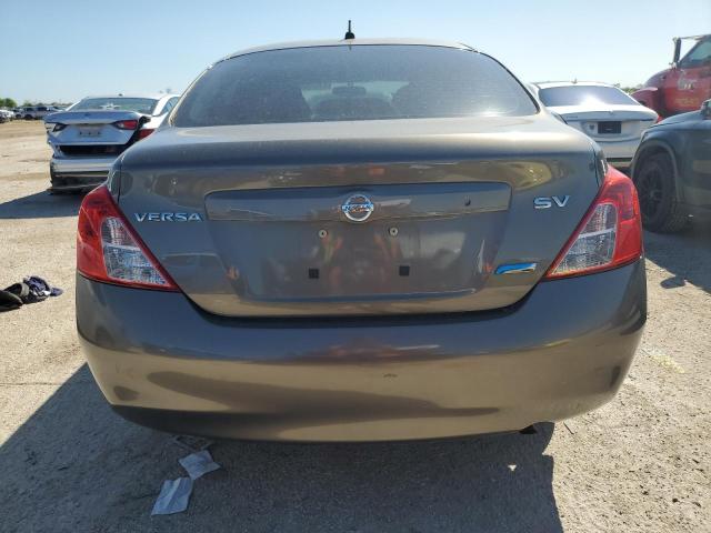 3N1CN7AP7CL922584 - 2012 NISSAN VERSA S GRAY photo 6