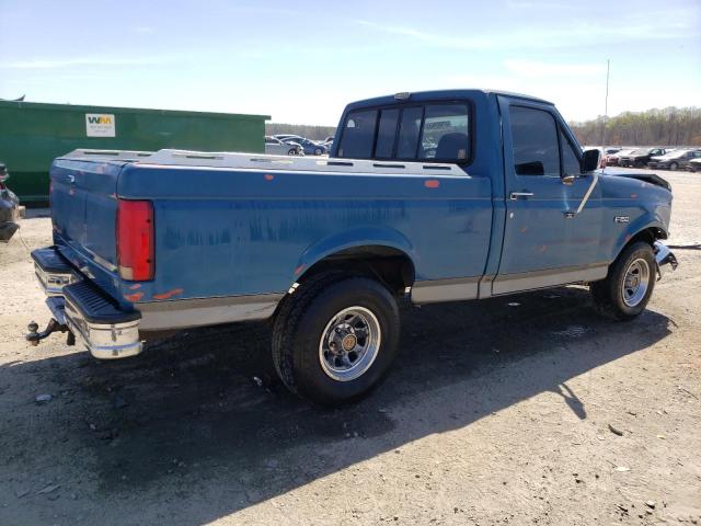 1FTDF15Y2NLA91959 - 1992 FORD F150 BLUE photo 3