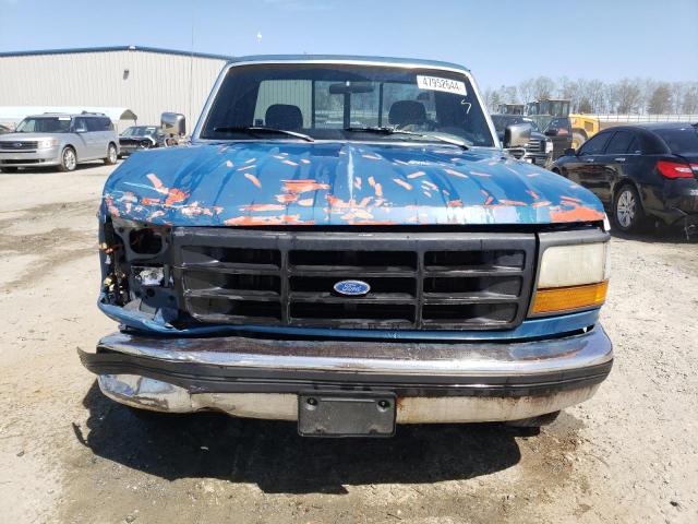 1FTDF15Y2NLA91959 - 1992 FORD F150 BLUE photo 5