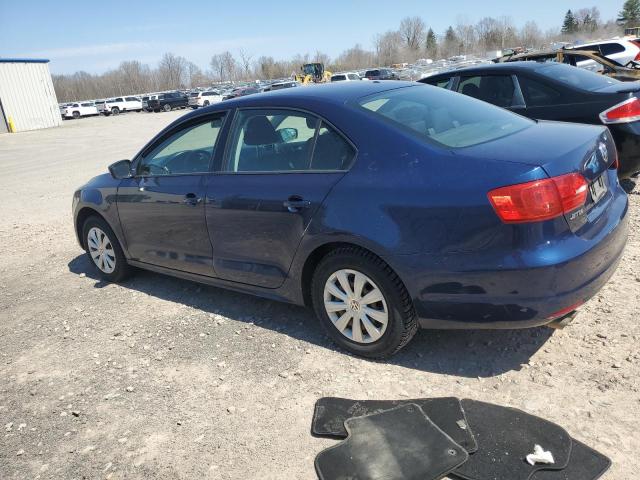 3VW2K7AJ7EM276602 - 2014 VOLKSWAGEN JETTA BASE Mavi foto 2