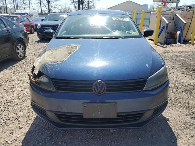 3VW2K7AJ7EM276602 - 2014 VOLKSWAGEN JETTA BASE Mavi foto 5