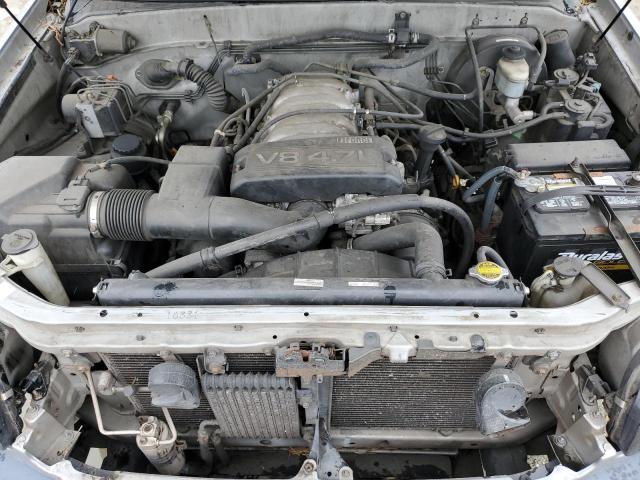 5TBRT34182S326141 - 2002 TOYOTA TUNDRA ACCESS CAB ვერცხლისფერი ფოტო 11