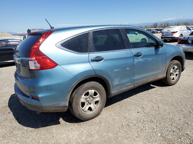 5J6RM4H38FL083809 - 2015 HONDA CR-V LX BLUE photo 3