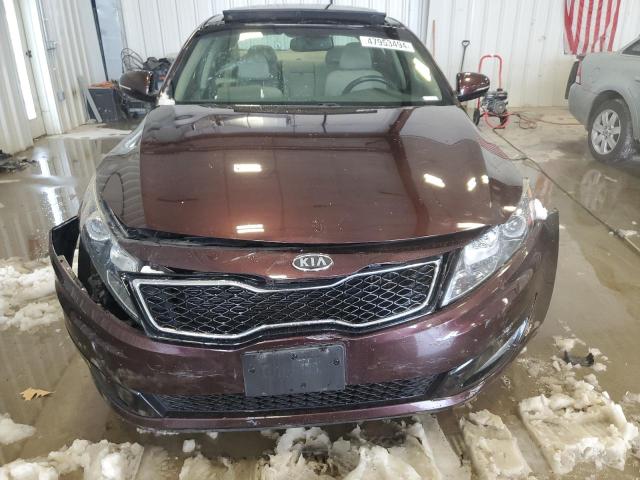 KNAGN4A65B5159870 - 2011 KIA OPTIMA EX PURPLE photo 5