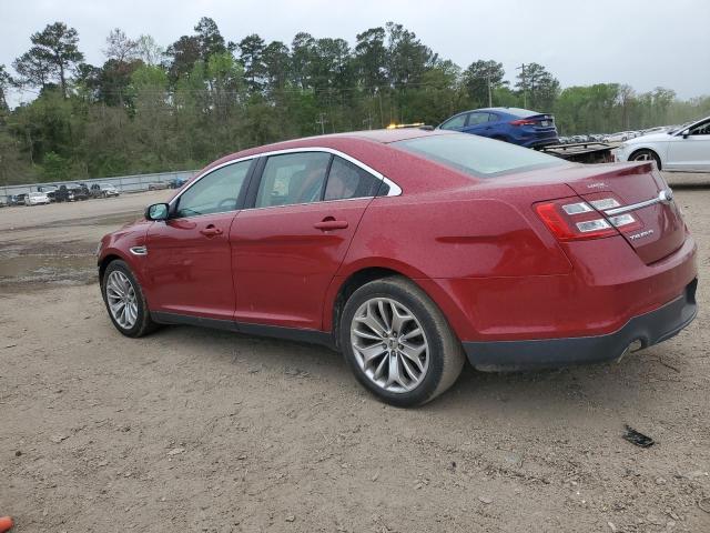 1FAHP2J81DG147994 - 2013 FORD TAURUS LIMITED RED photo 2