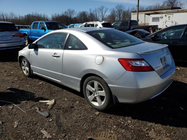 2HGFG12887H518315 - 2007 HONDA CIVIC EX SILVER photo 2